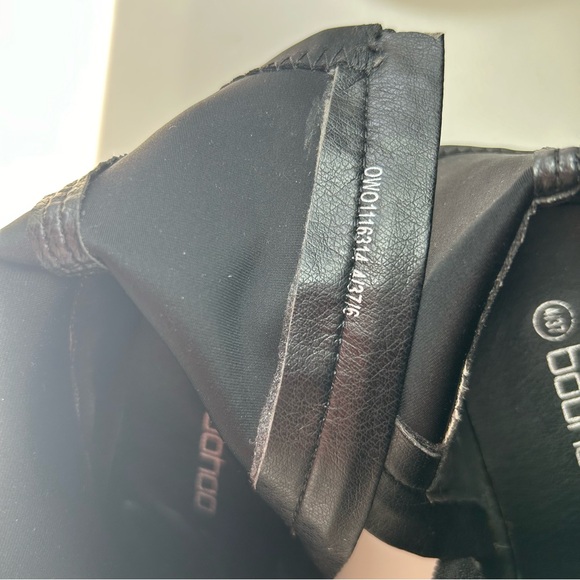 Boohoo womens chunky block heel pointed toe sock boots booties ankle boot Size 6 - Picture 9 of 13